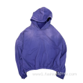 Purple Acid Washed Heavyweight Mens Hoodies